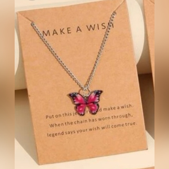 Butterfly Wish Necklace NIP - Picture 4 of 7